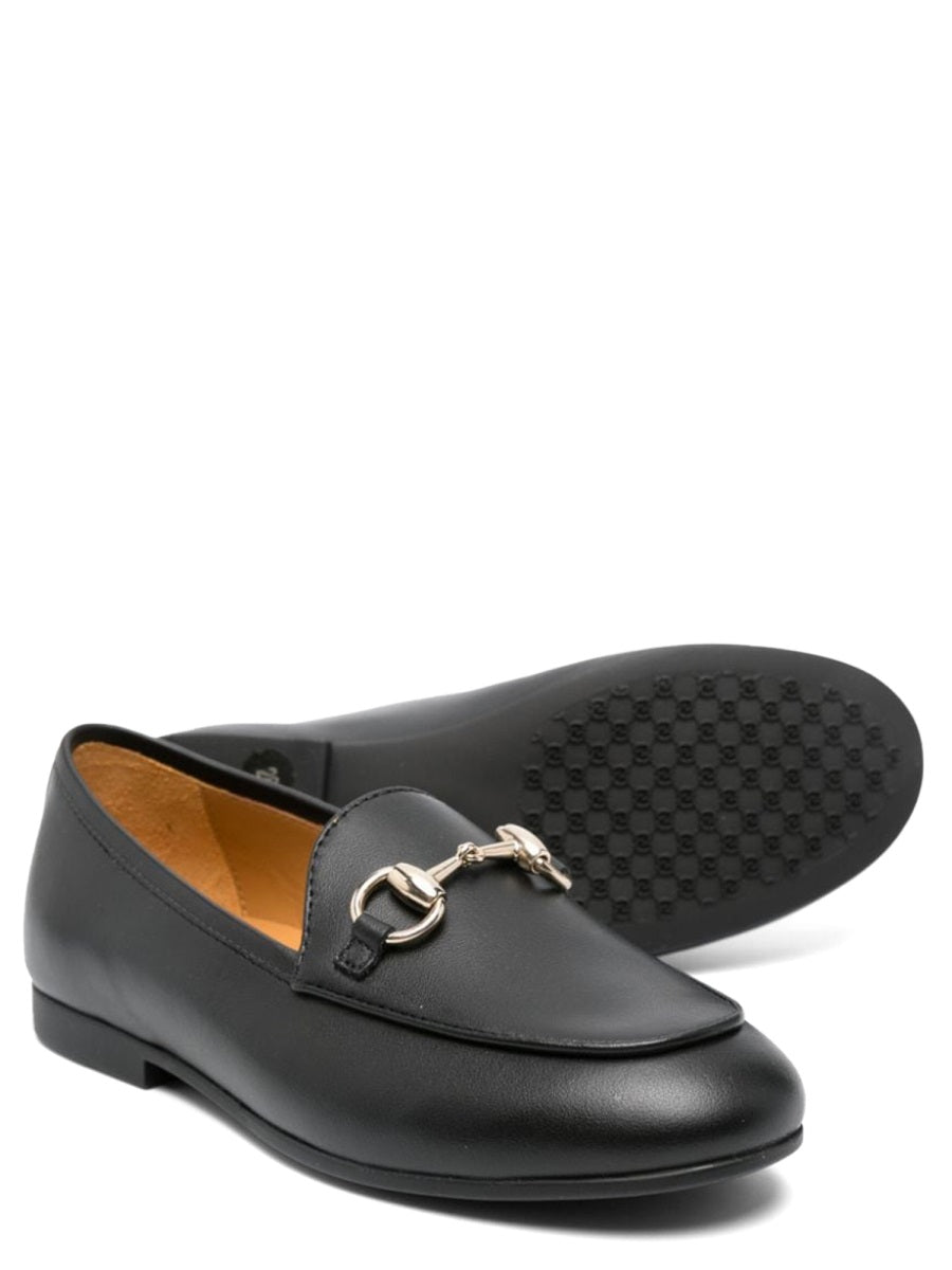 GUCCI Moccasin Leather Loafers for Kids