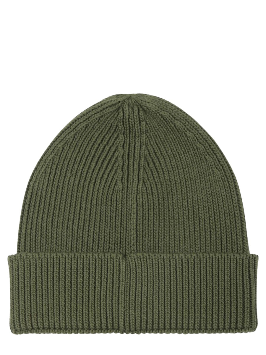 GOLDEN GOOSE Dreamers Mini Knit Cotton Beanie Hat for Kids