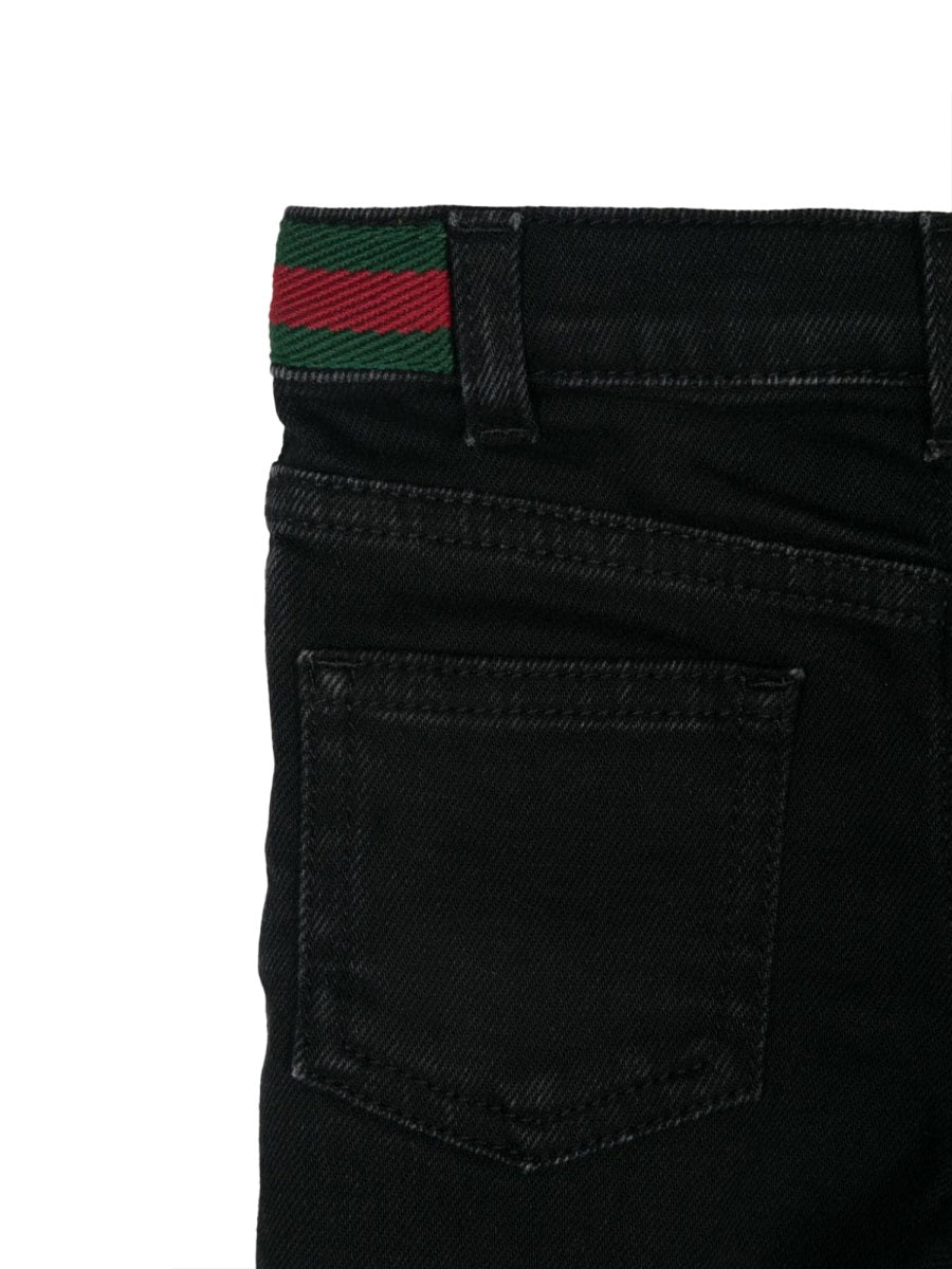 GUCCI Mini Unisex Denim Trousers