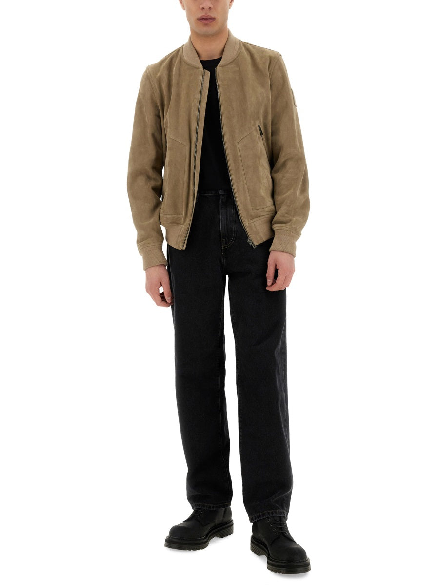 BELSTAFF Leather Jacket for Men - Size 48