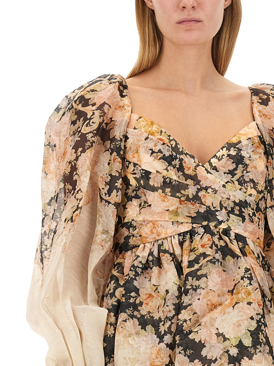 ZIMMERMANN Chic Linen Dress Size 2