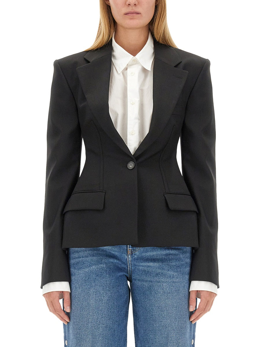 STELLA McCARTNEY Sculpted Jacket - Regular Fit, Size 40 IT