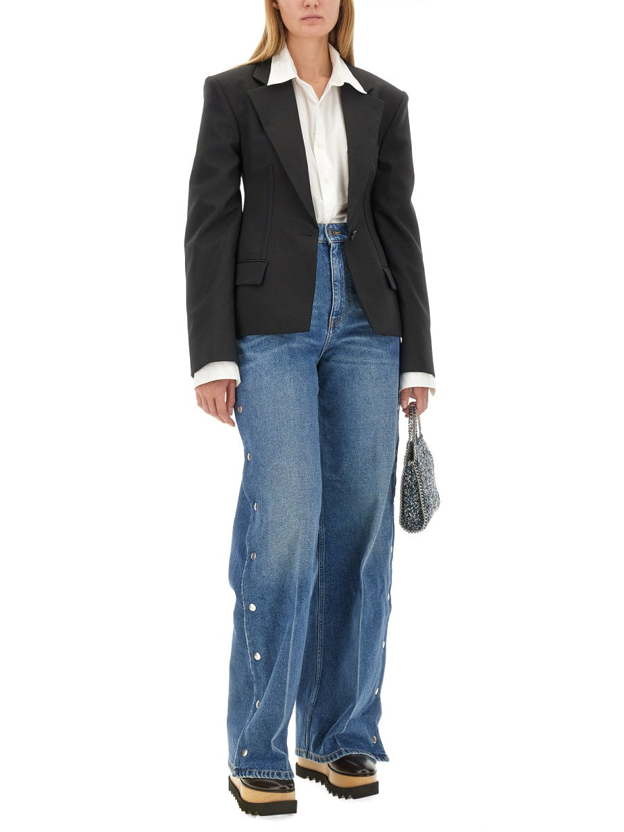 STELLA McCARTNEY Sculpted Jacket - Regular Fit, Size 40 IT