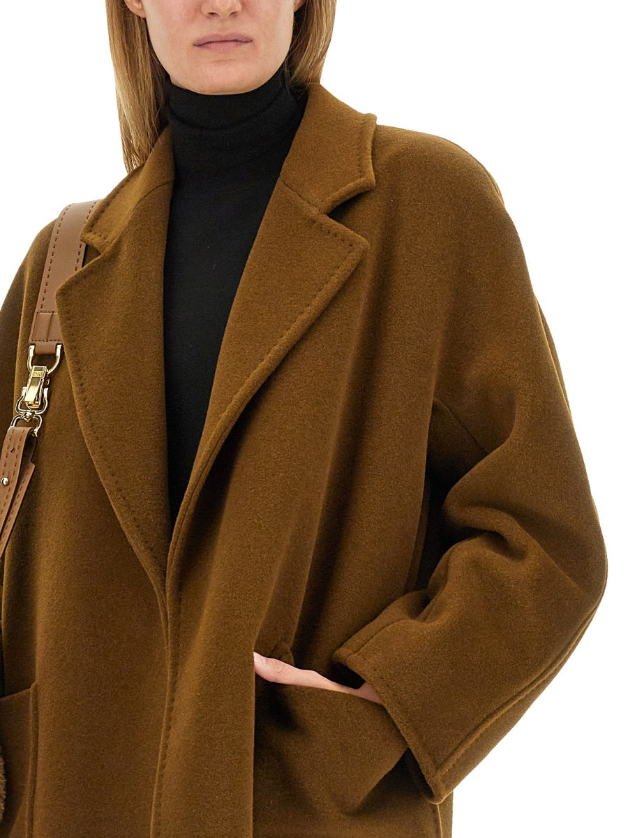MAX MARA Elegant Camel Wool Jacket - Size 40