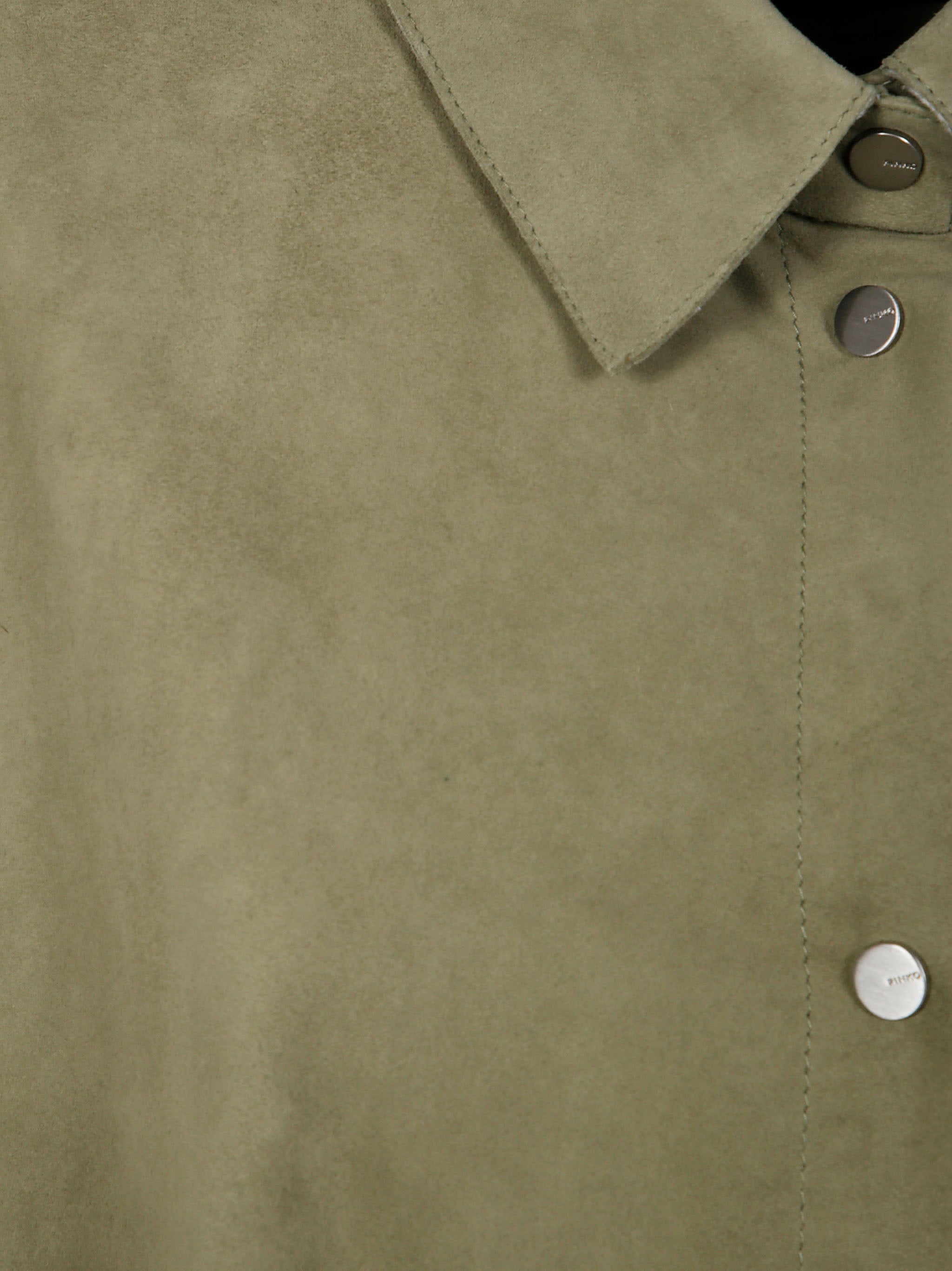 PINKO Suede Ikebana Over Shirt for Women