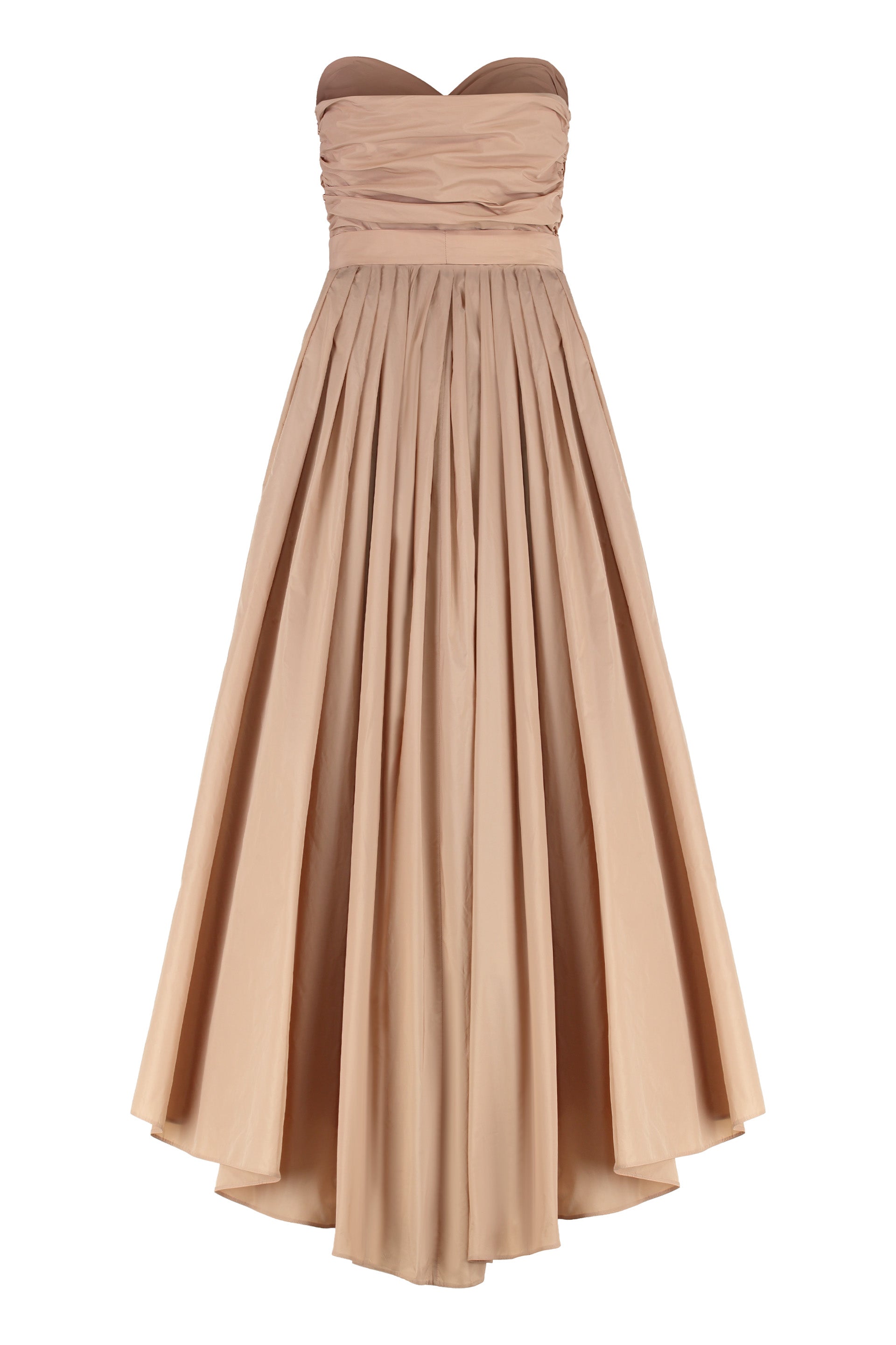 PINKO Sweetheart Neckline Mini Dress with Coordinated Waist Belt