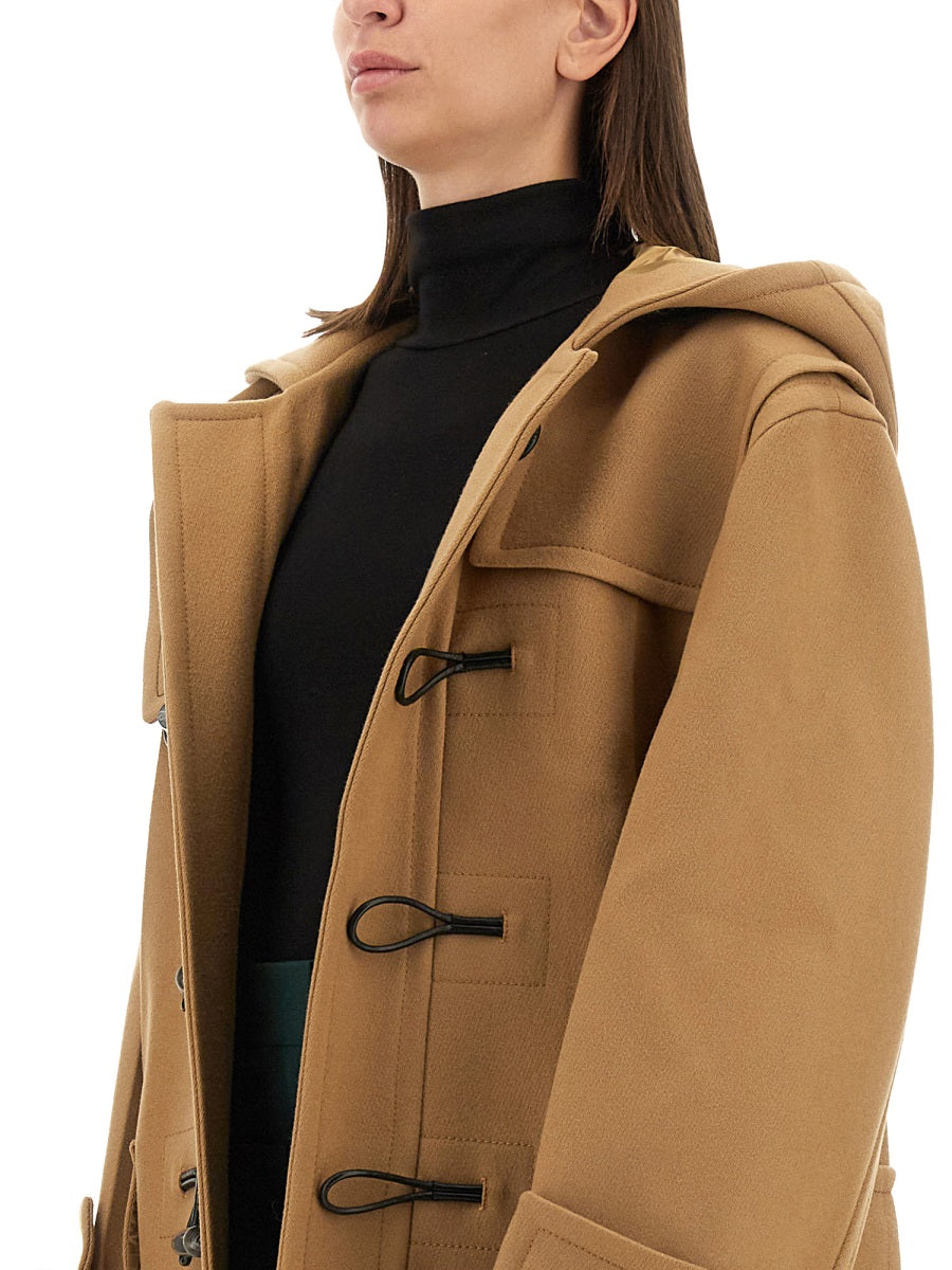 VICTORIA BECKHAM Oversize Wool Blend Jacket - Size 10 UK