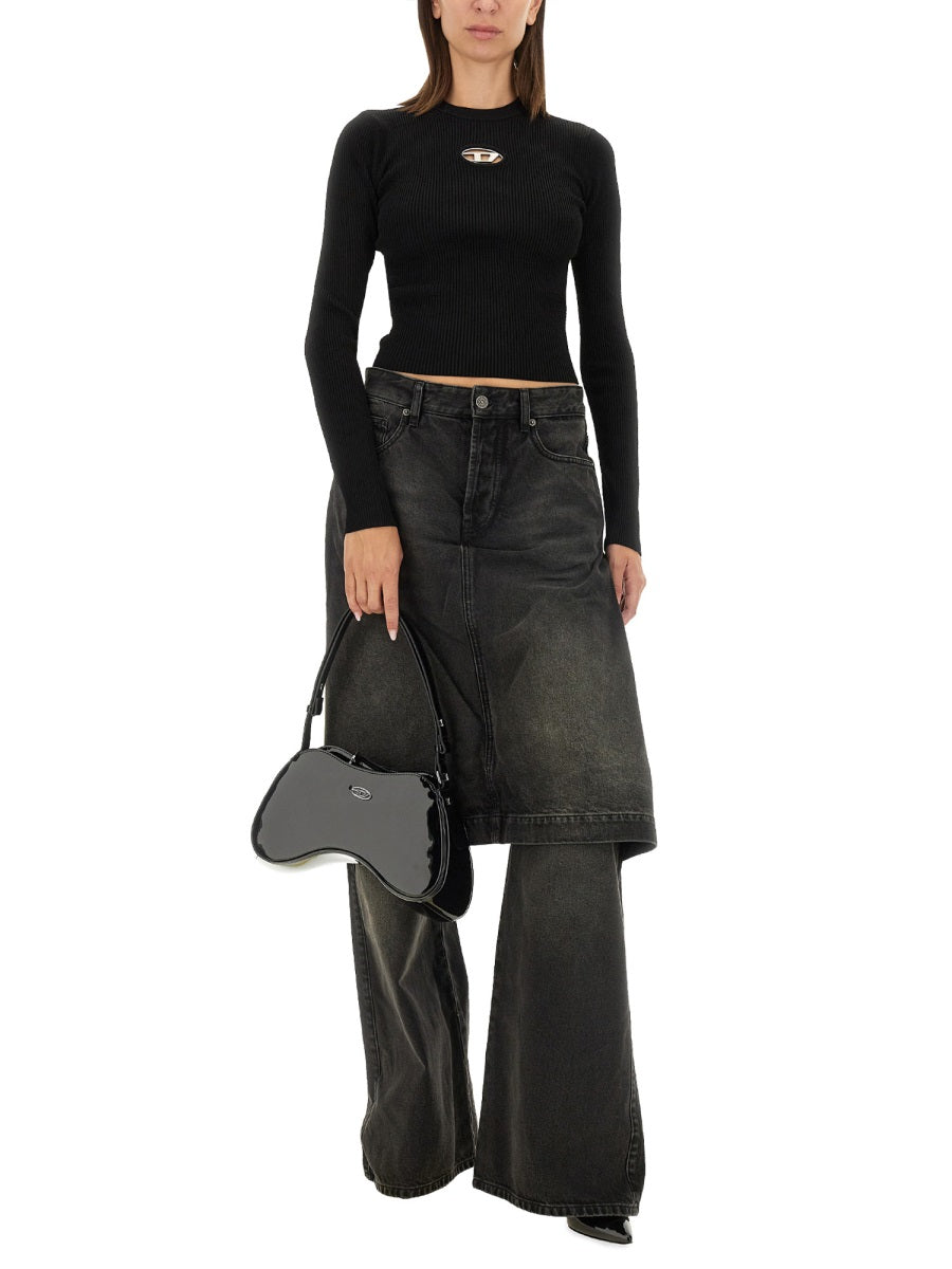 DIESEL Cropped Fit Women's Top - Mini Style