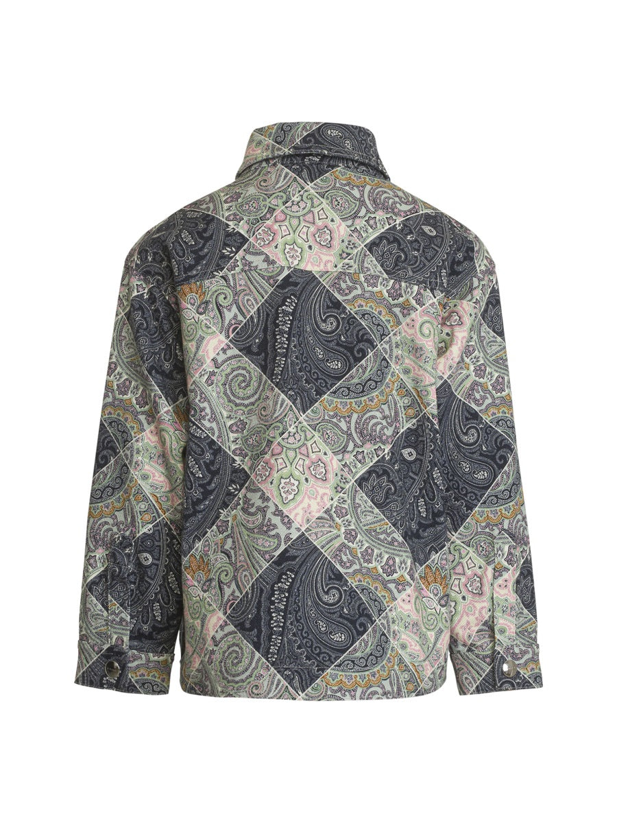 ETRO Plaid Mini Jacket for Girls