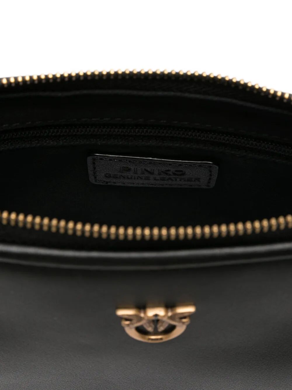 PINKO Chic Half Moon Mini Baguette Bag