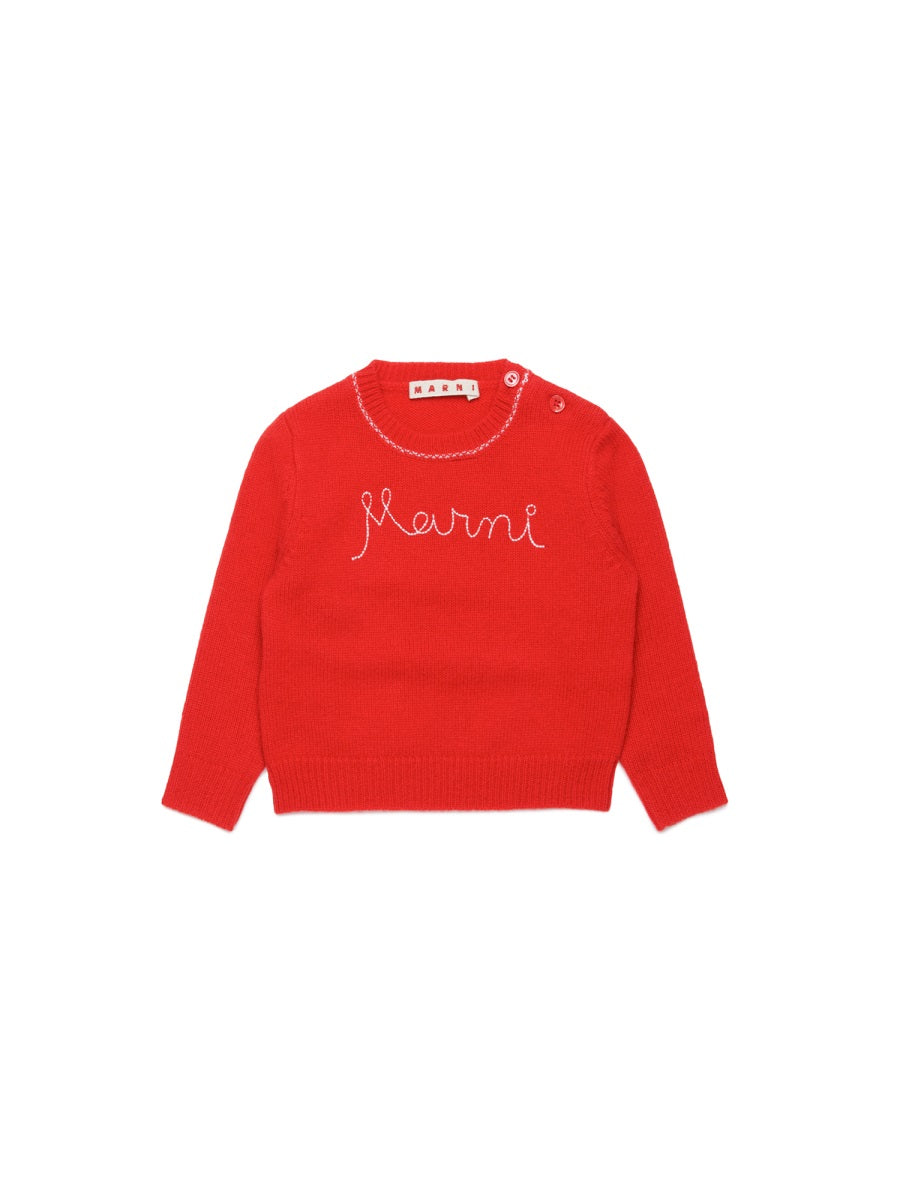 MARNI Cozy Cashmere Blend T-Shirt Mini