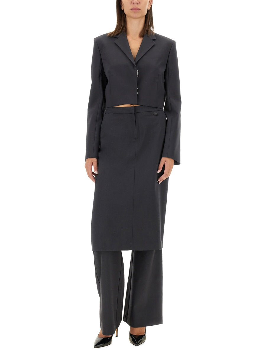 DIESEL Regular Fit Skirt - Size 40 IT