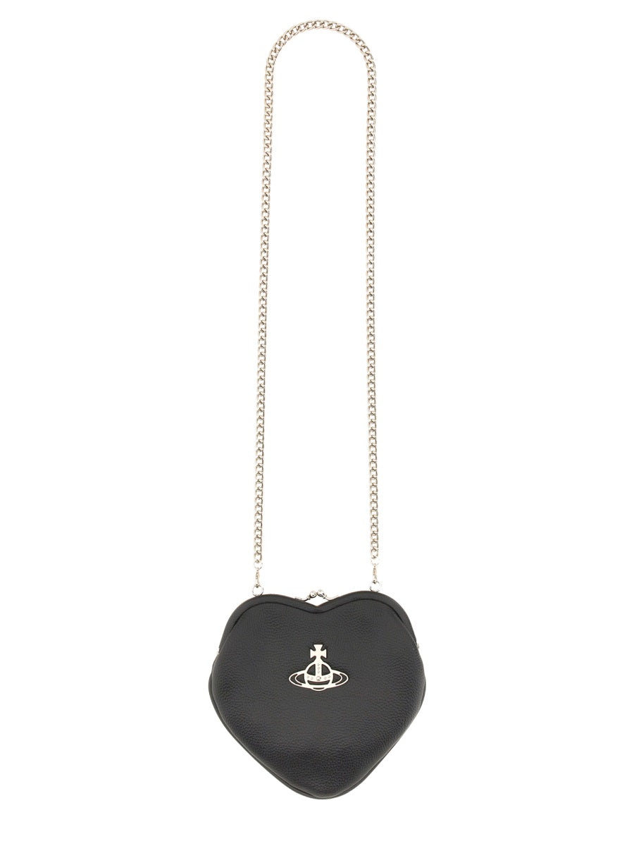 VIVIENNE WESTWOOD Mini Heart Frame Handbag