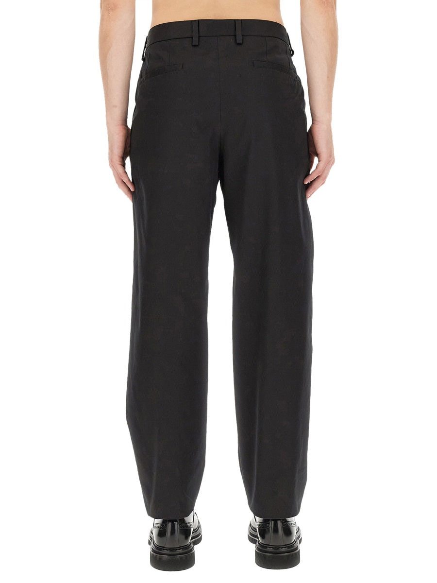 DOLCE & GABBANA Regular Fit Gabardine Pants for Men