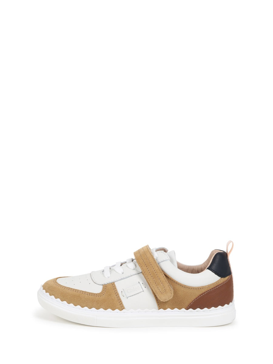 CHLOÉ Chic Leather Sneakers for Girls