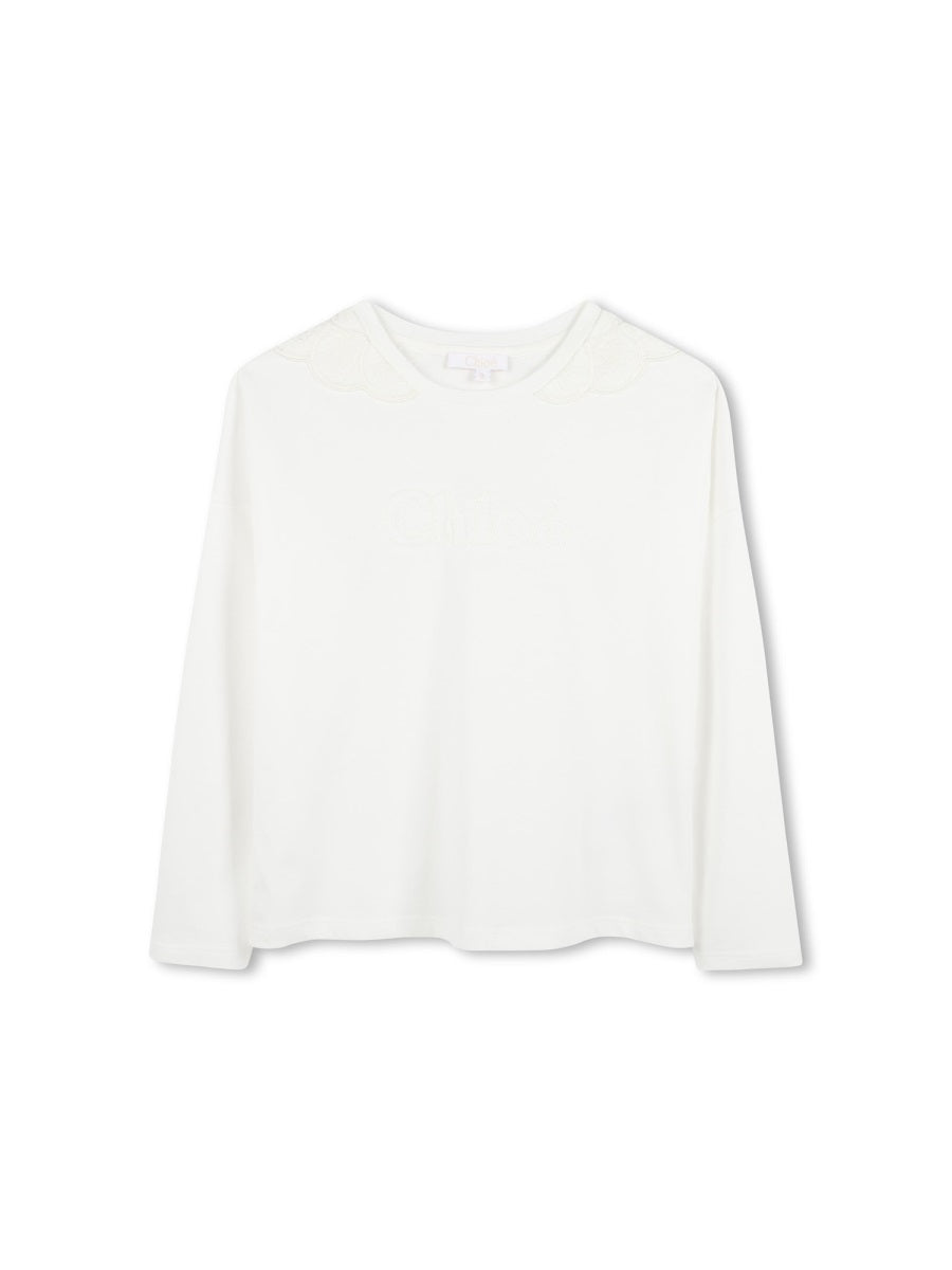 CHLOÉ Mini Cotton Tee Shirt for Kids