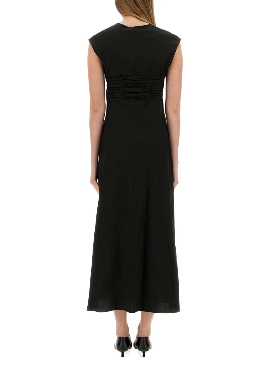 ALYSI Long Poplin Dress - Size 40 IT