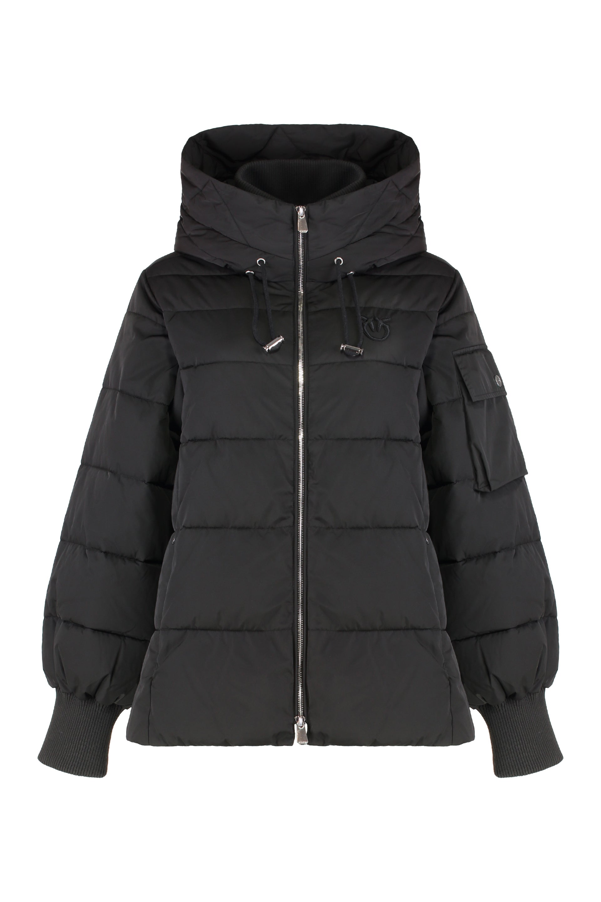 PINKO Mini Hooded Short Down Jacket for Women