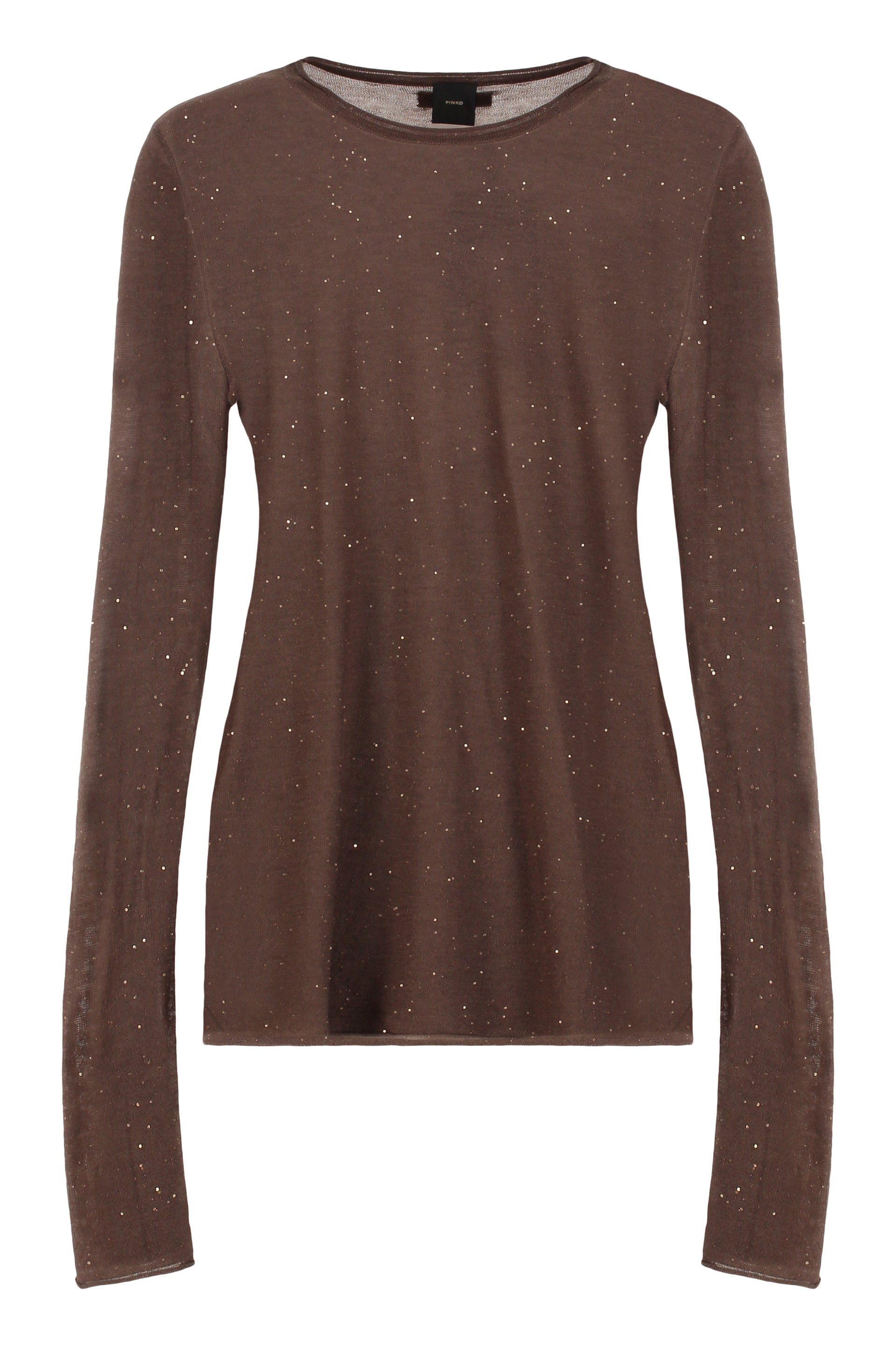 PINKO Long Sleeve Sequin Top