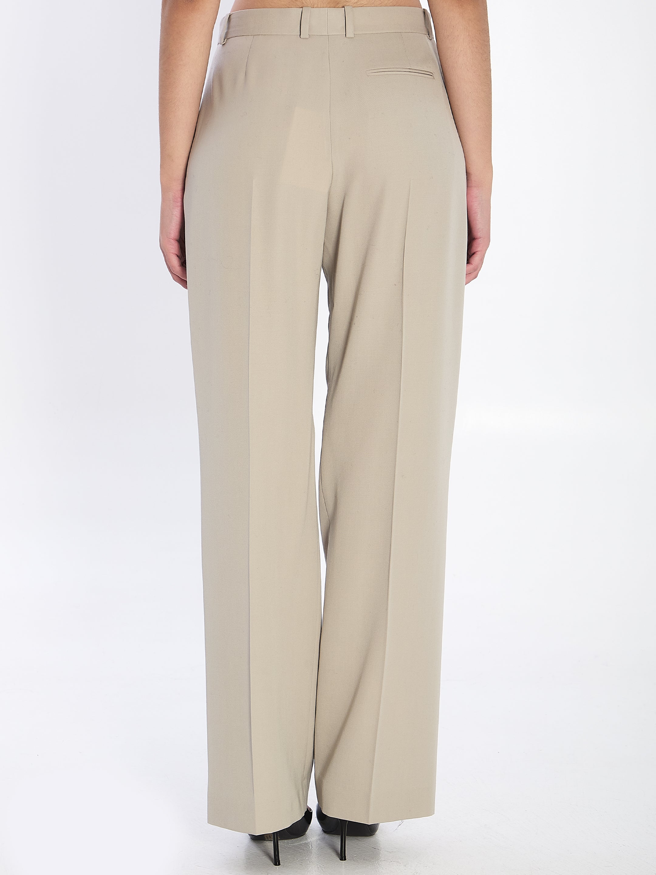 THE ROW Tailored Wool Trousers - Size 2