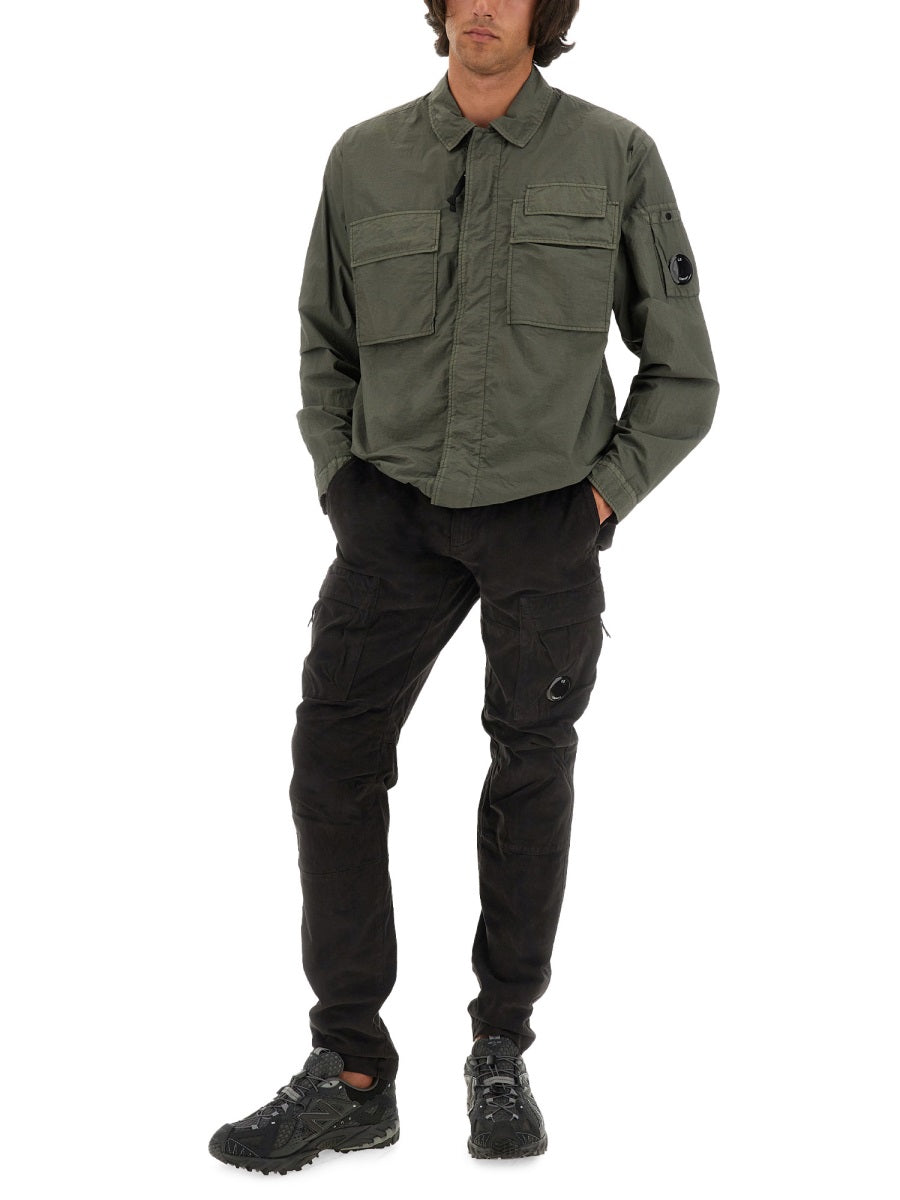 C.P. COMPANY Oversized Logo Shirt - Size L