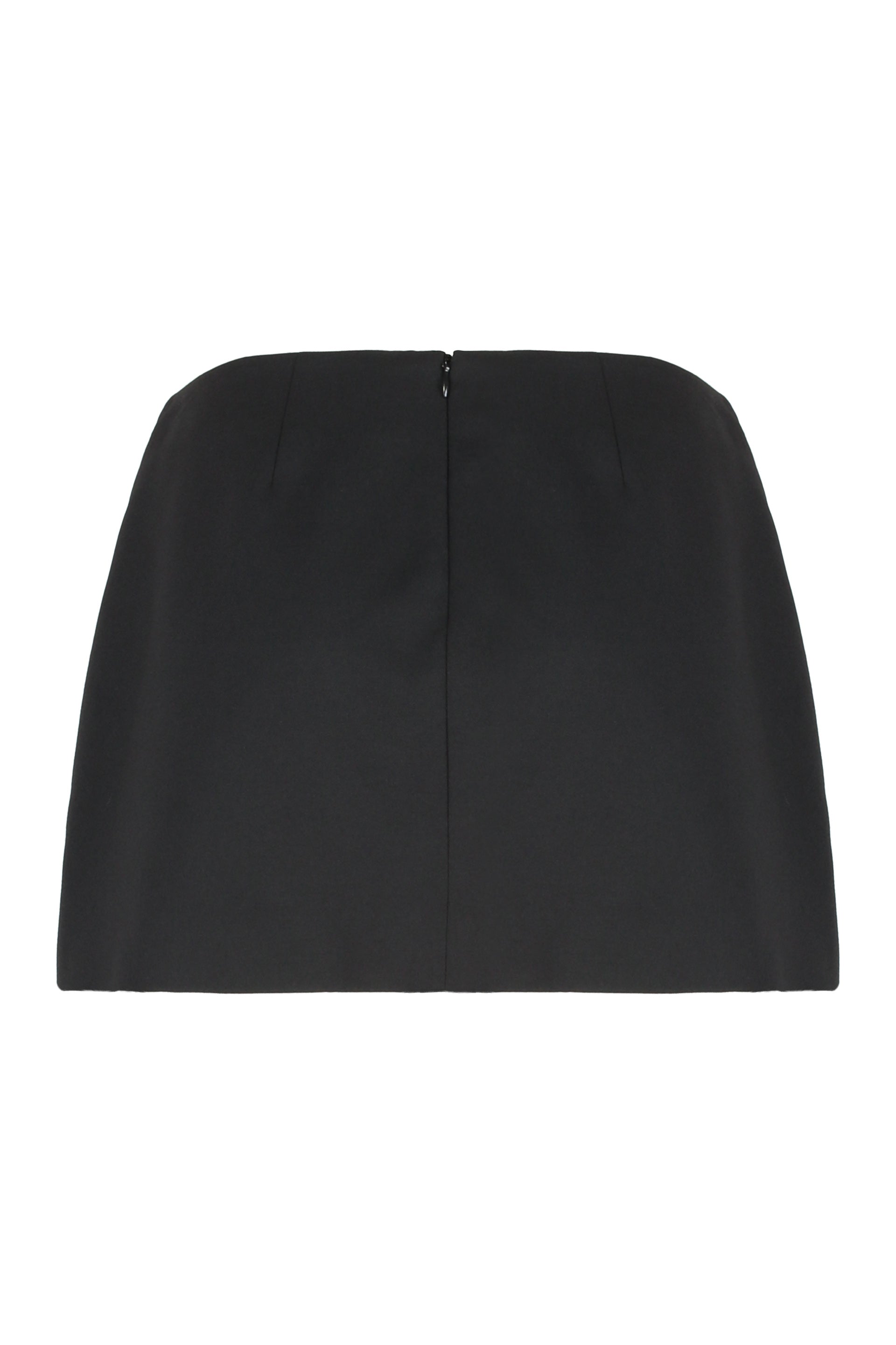 PINKO Sparkling Mini Skirt with Crystals and Pearls