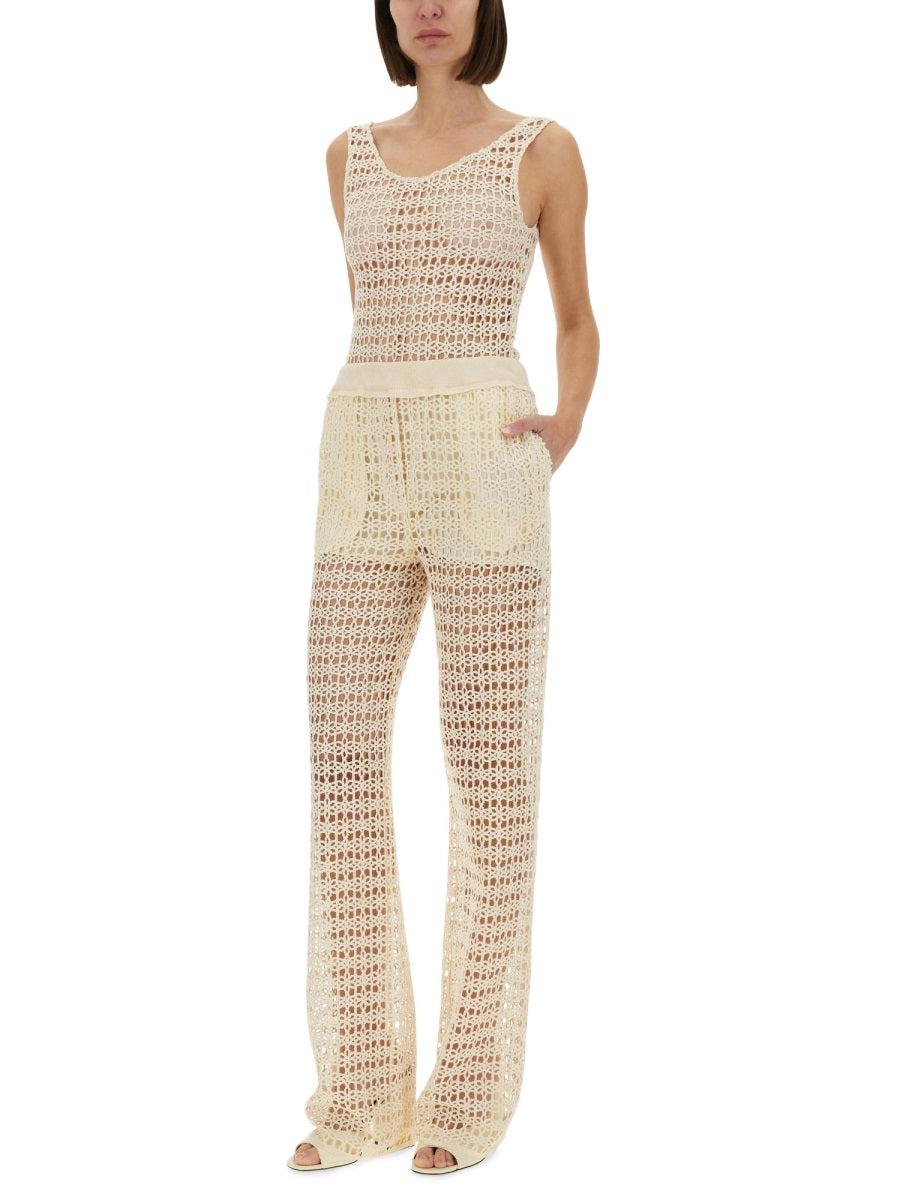 ALYSI Macramé Bodysuit - Slim Fit