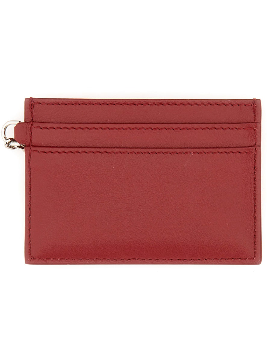 ALEXANDER McQUEEN Leather Sling Card Holder - FW24 Collection