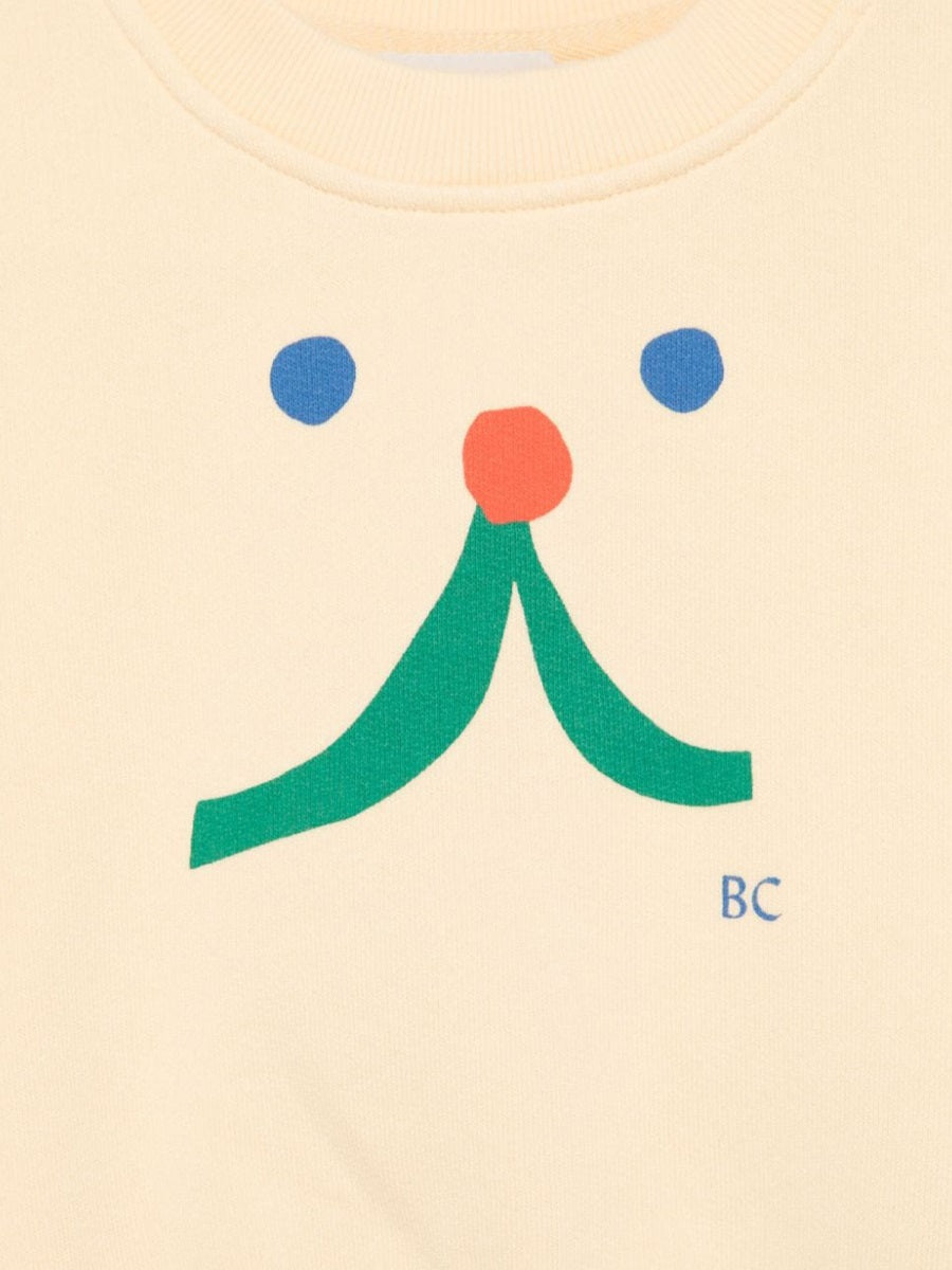 BOBO CHOSES Mini Funny Face Sweatshirt for Babies