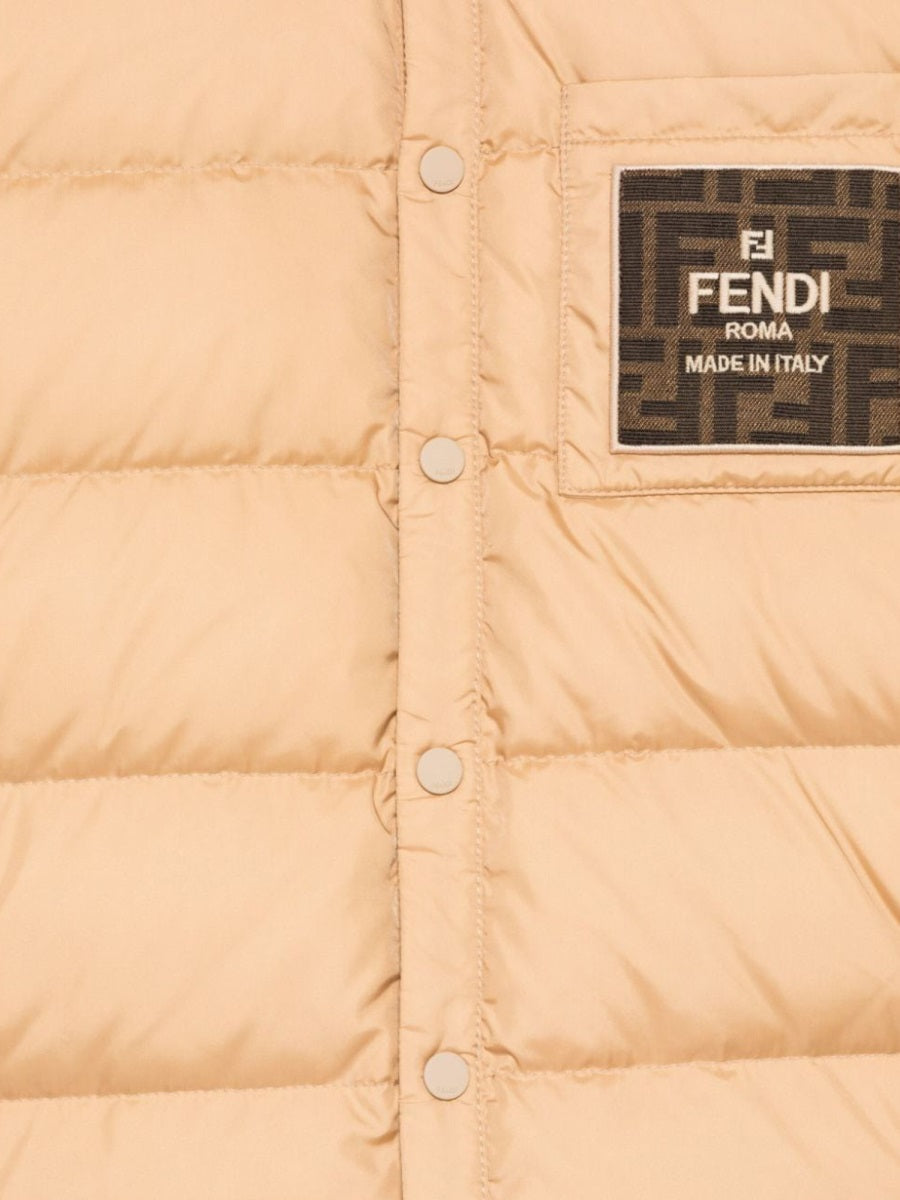 FENDI Mini Down Jacket for Girls - FW24 Collection