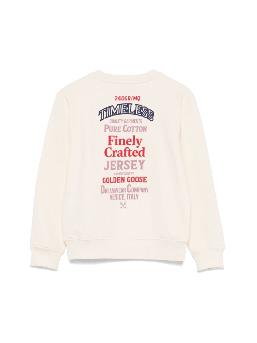 GOLDEN GOOSE Journey Mini Crewneck Sweatshirt for Girls