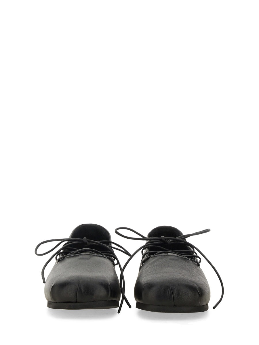 OUR LEGACY Ballerina Slip-In Flats with Laces