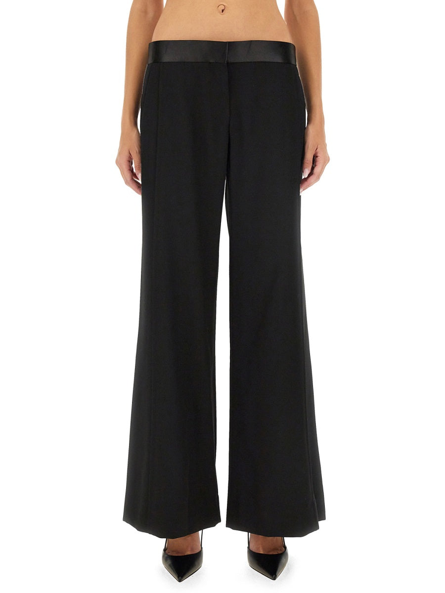 VICTORIA BECKHAM Sophisticated Wool Trousers - Regular Fit, Size 8