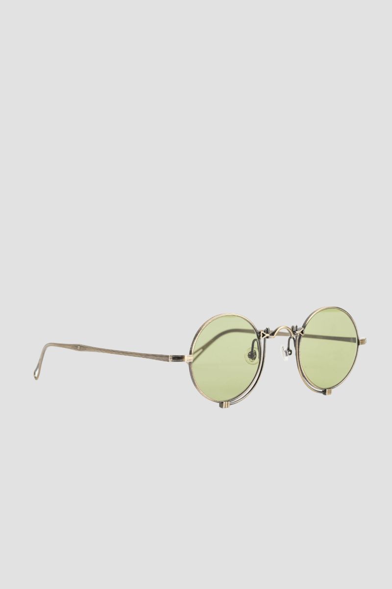 MATSUDA Round Heritage-Inspired Antique Sunglasses