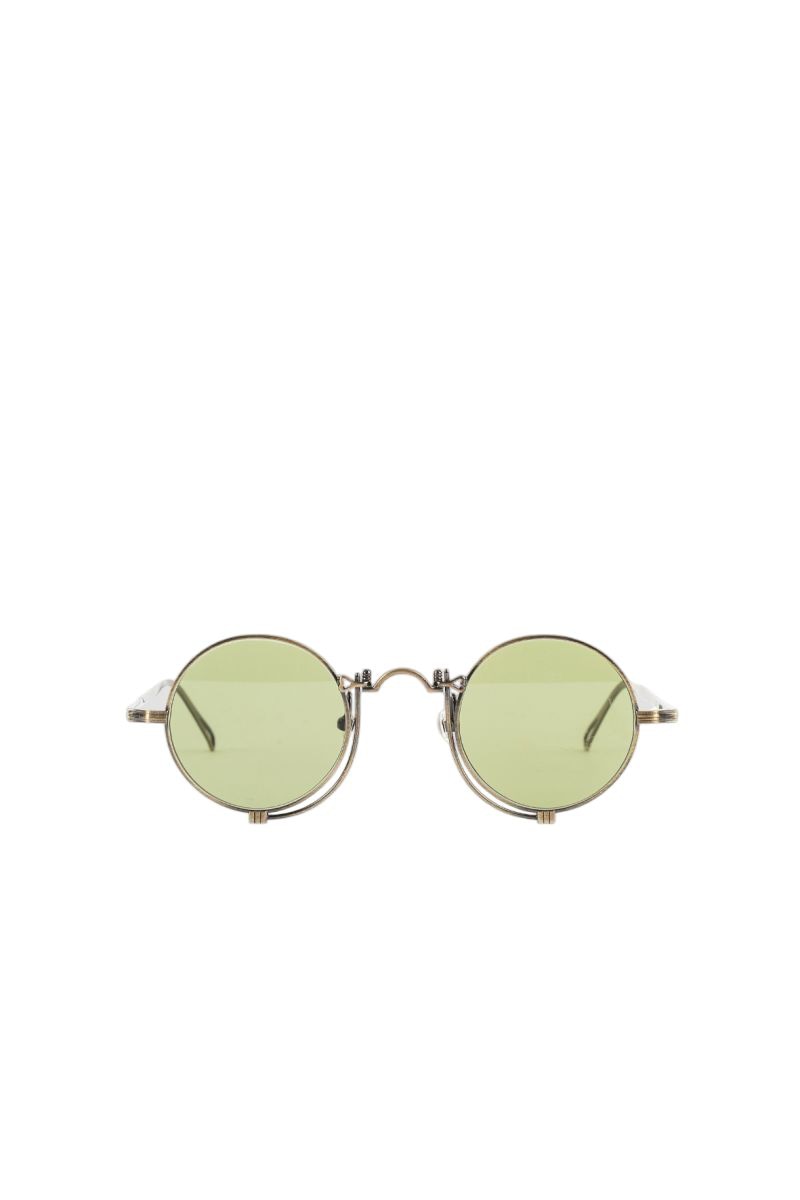 MATSUDA Round Heritage-Inspired Antique Sunglasses