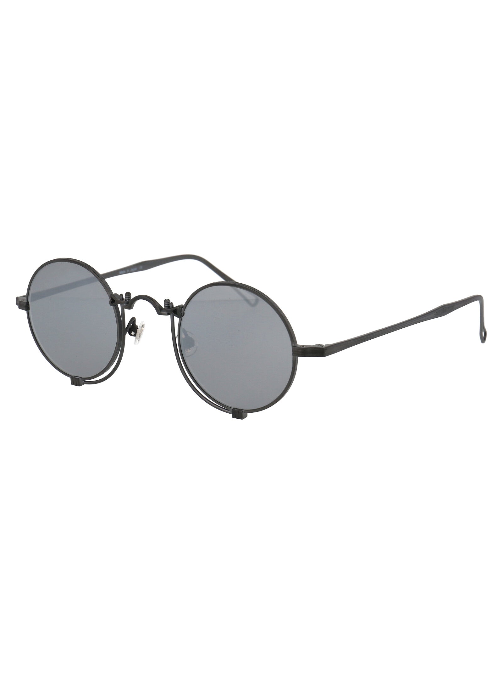 MATSUDA Matte Black Titanium Sunglasses - Large Frame