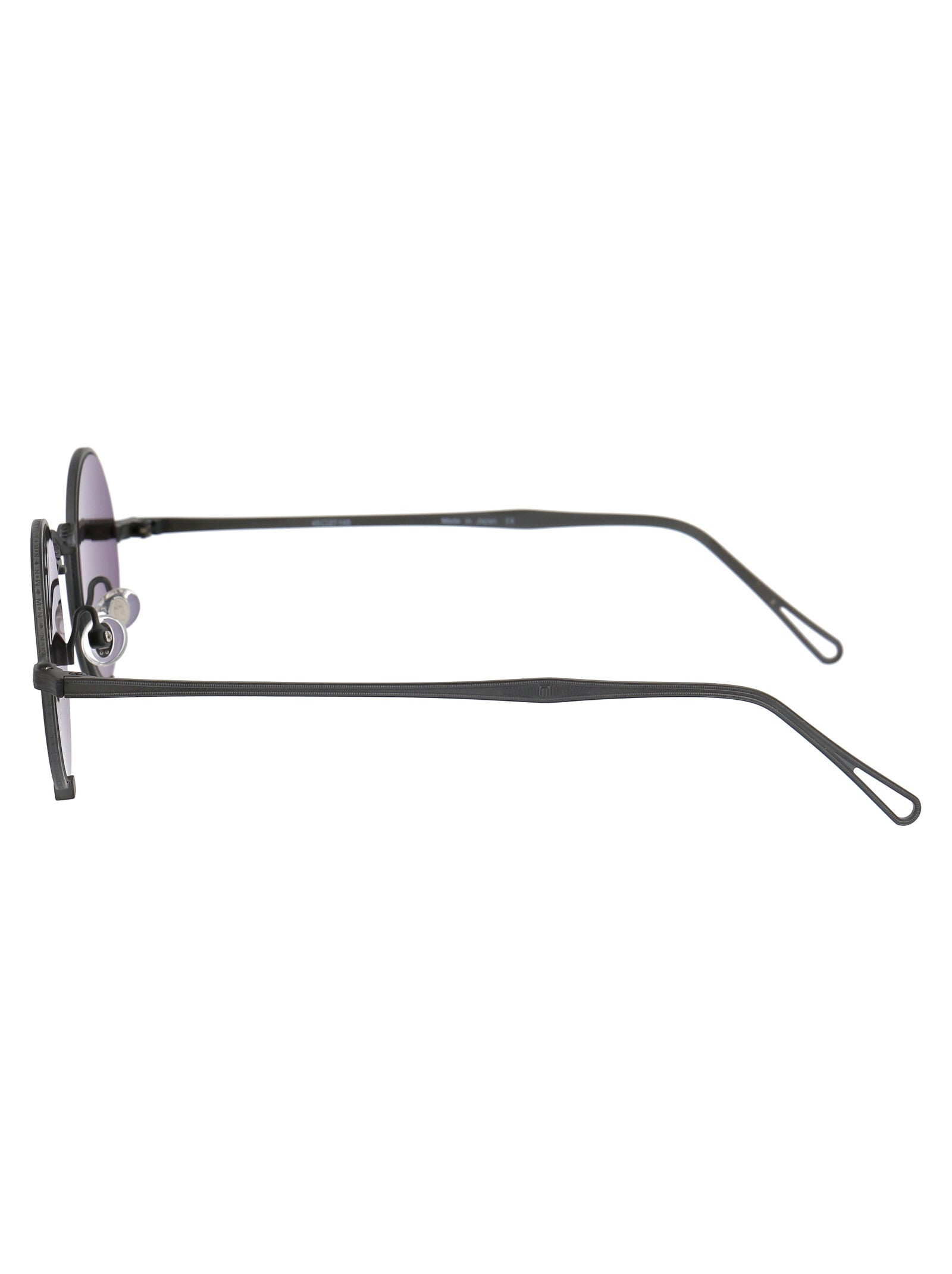 MATSUDA Matte Black Titanium Sunglasses - Large Frame