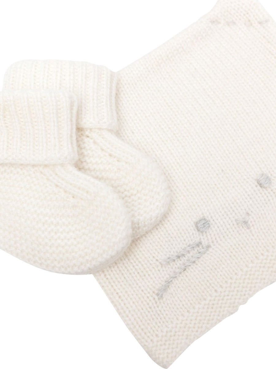 TEDDY & MINOU Mini Tricot Hat and Shoes Set