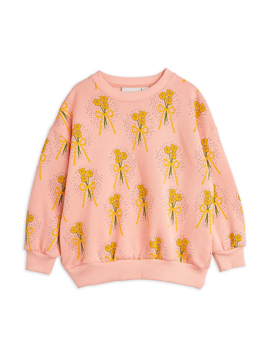 MINI RODINI Mini Floral Pattern Sweatshirt for Girls - FW24
