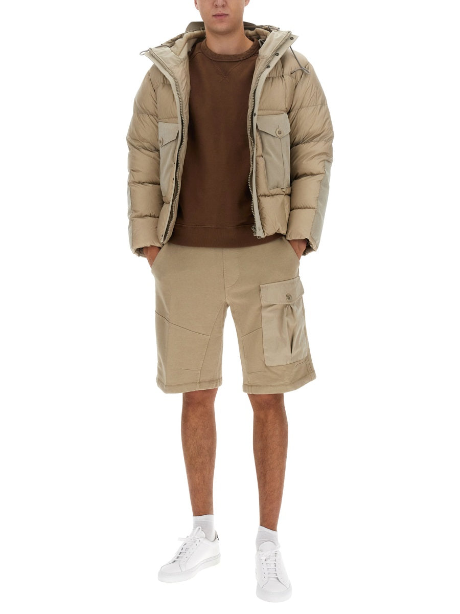 TEN C Regular Fit Tempest Combo Jacket - Size 50