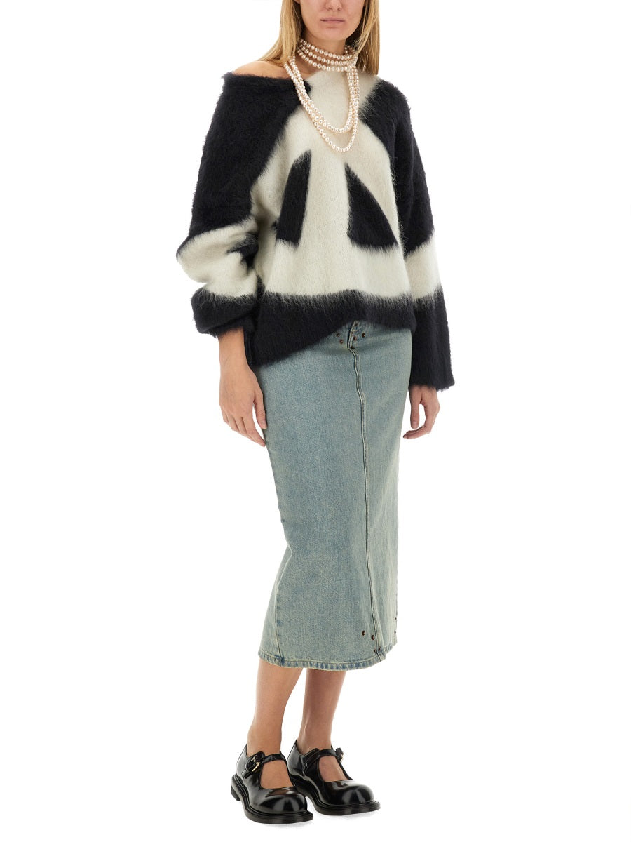 MOSCHINO Chic Over Shirt - Size 40