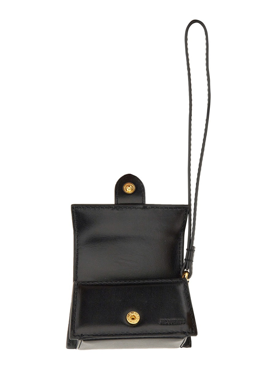 JACQUEMUS Leather Mini AirPods Case