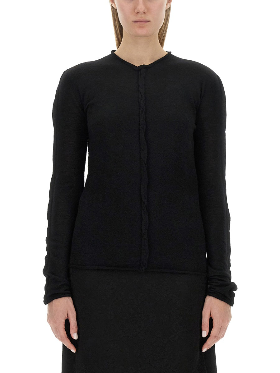 UMA WANG Luxury Cashmere Slim Fit Sweater - Size S