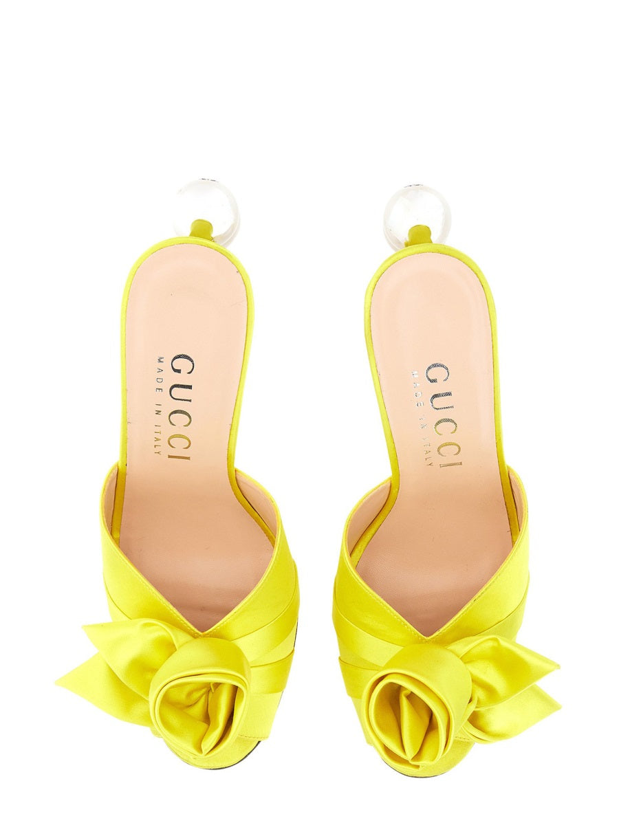 GUCCI Chic Open-Toe Heels with Spheres - 9.5 cm Heel Height