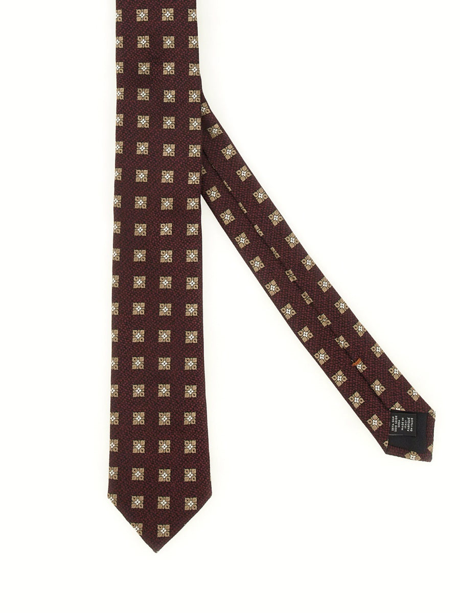 ZEGNA Silk Jacquard Tie for Men - Fall/Winter 2025