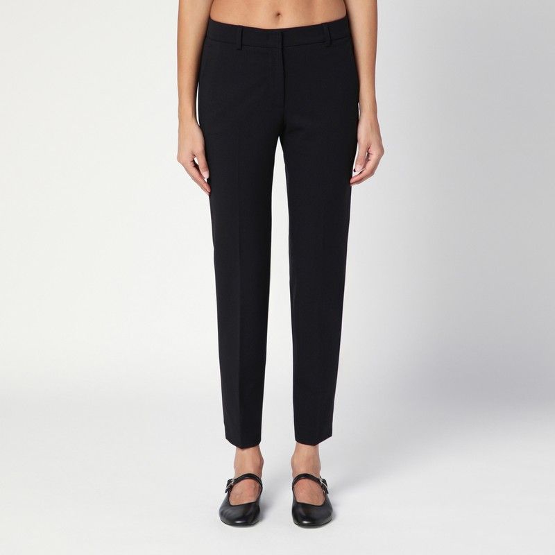 QUELLEDUE Slim Wool Blend Trousers for Women