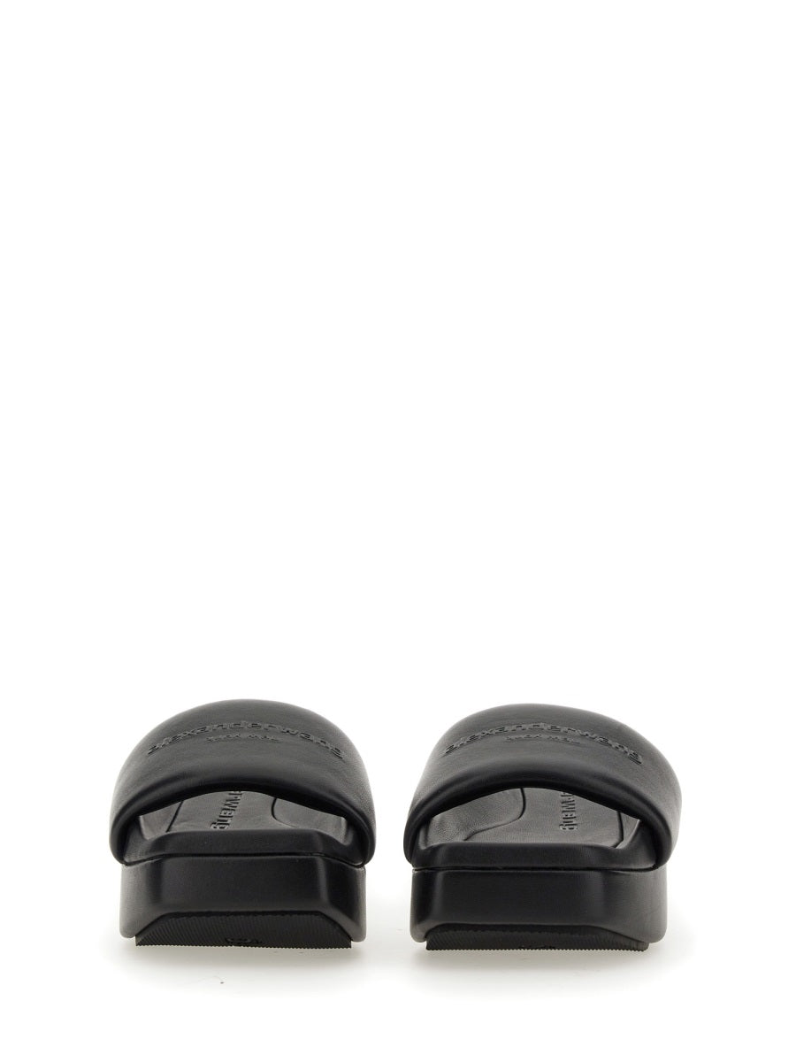 ALEXANDER WANG Logo Sandal for Women - SS24 Collection