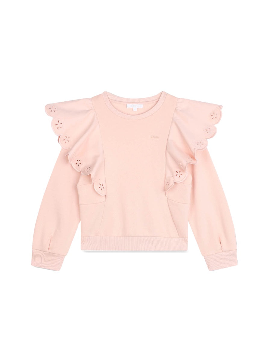 CHLOÉ Girls' Mini Cotton Sweatshirt