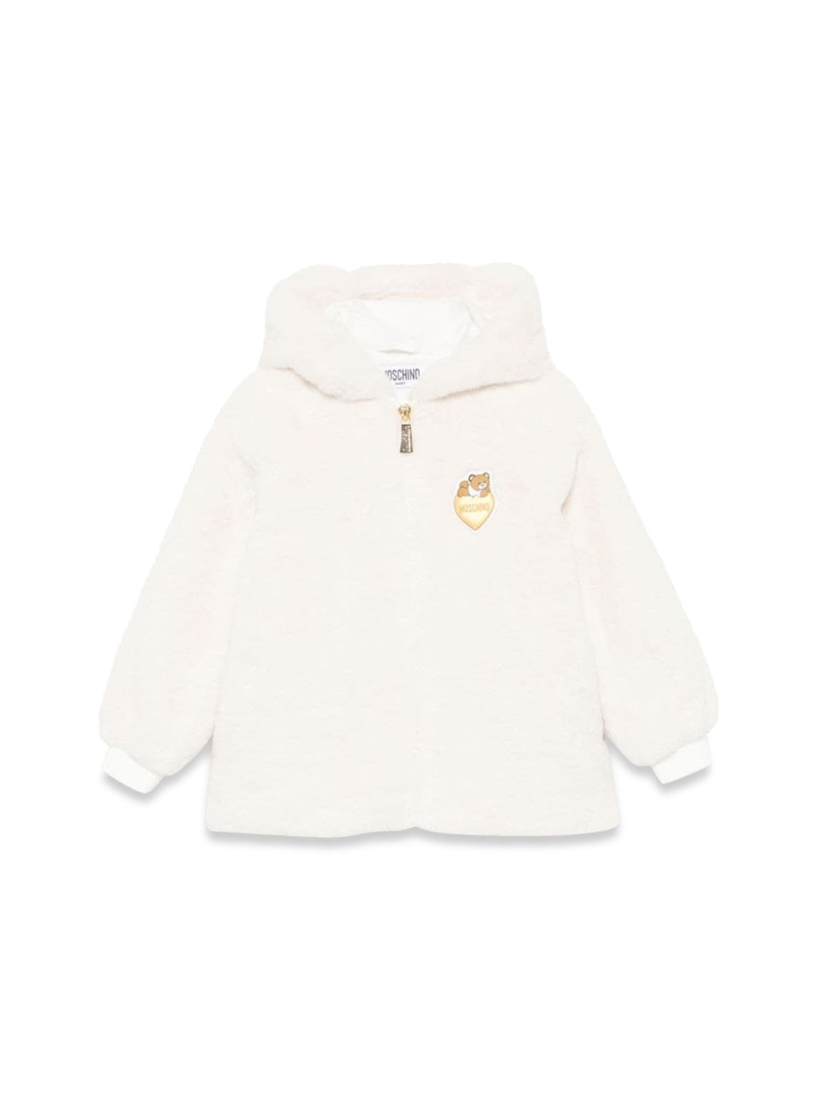 MOSCHINO Mini Teddy Bear Hooded Jacket for Girls