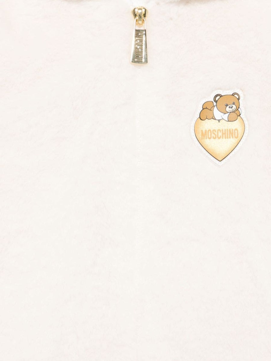 MOSCHINO Mini Teddy Bear Hooded Jacket for Girls